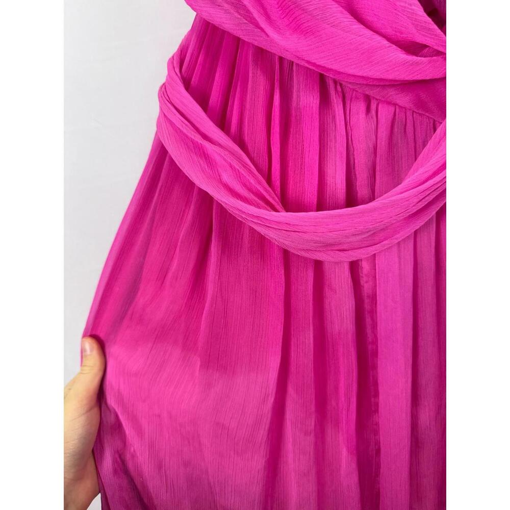 Adam Lippes x RTR Pink Knot Front Gown Size 14 with Fabric Pull Discoloration - Picture 14 of 14